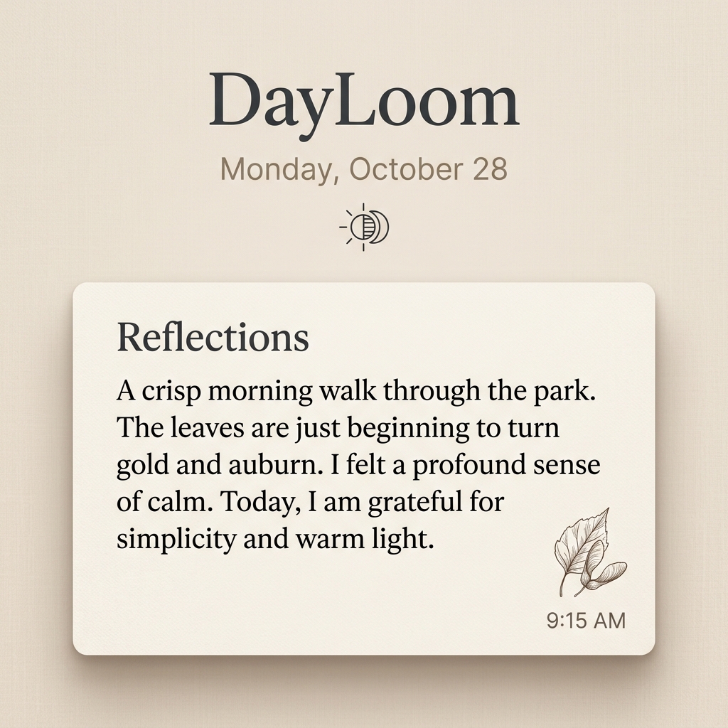 DayLoom Journal App